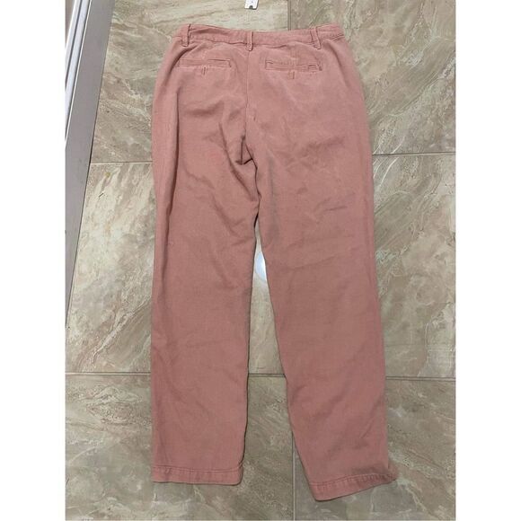Anthropologie Pink Lyocell Scout Tapered Slim Pants Size 28 - Picture 4 of 6